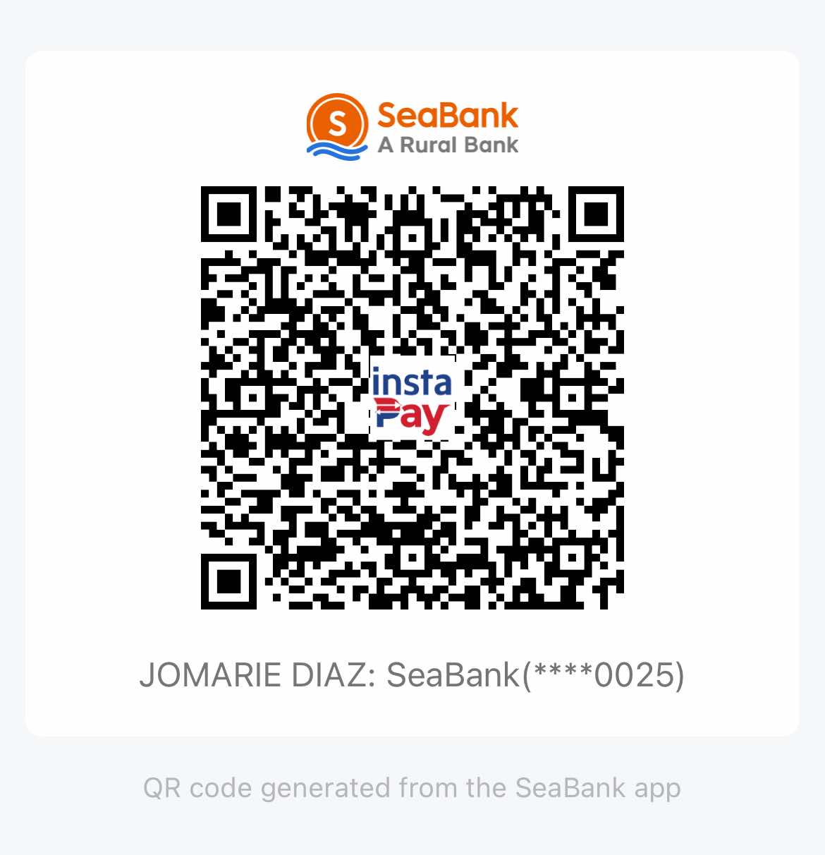 SeaBank QR Code